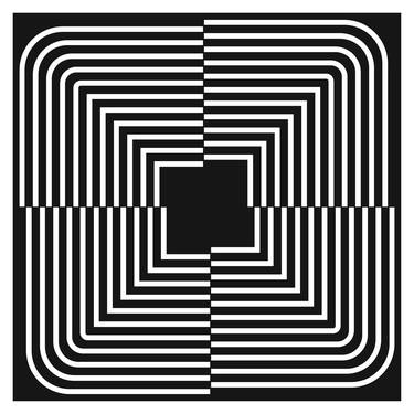 Original Kinetic Patterns Mixed Media by Carlos Perez Del Moro