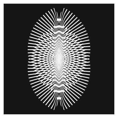 Original Geometric Patterns Mixed Media by Carlos Perez Del Moro