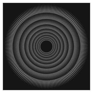 Original Geometric Patterns Mixed Media by Carlos Perez Del Moro
