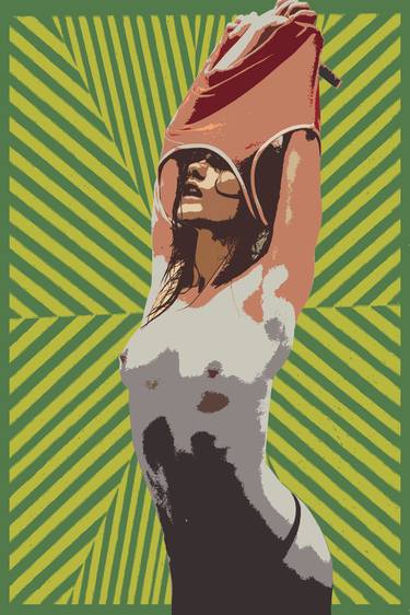 Print of Expressionism Nude Digital by Carlos Perez Del Moro
