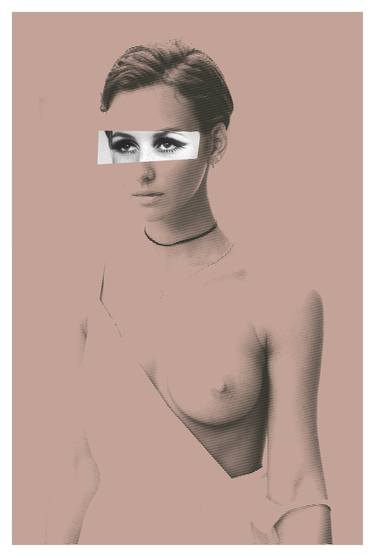 Original Pop Art Nude Digital by Carlos Perez Del Moro