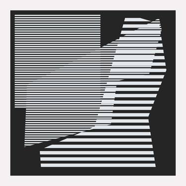 Original Abstract Expressionism Geometric Digital by Carlos Perez Del Moro