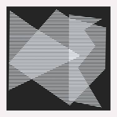 Original Abstract Expressionism Geometric Digital by Carlos Perez Del Moro