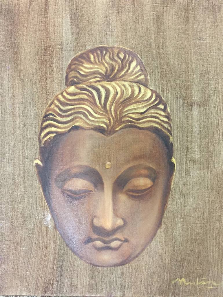 The Buddha Painting By Nutan Bathula Saatchi Art