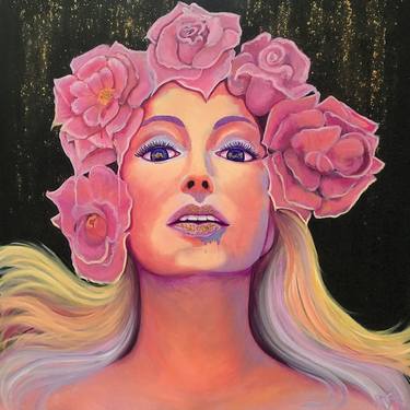 Original Pop Art People Paintings by Mandy-jayne Ahlfors