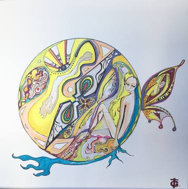 Original Abstract Drawings by Tutta Gabriell