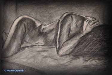 Original Erotic Drawing by Morten Orelainen