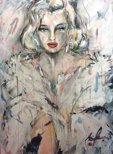 Original Figurative Pop Culture/Celebrity Paintings by April Anselona