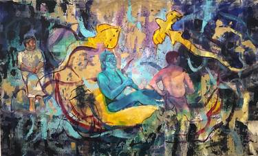 Print of Figurative Home Paintings by Niki Nazhand