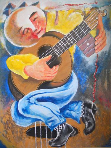 Print of Music Paintings by Jesus Escarcega