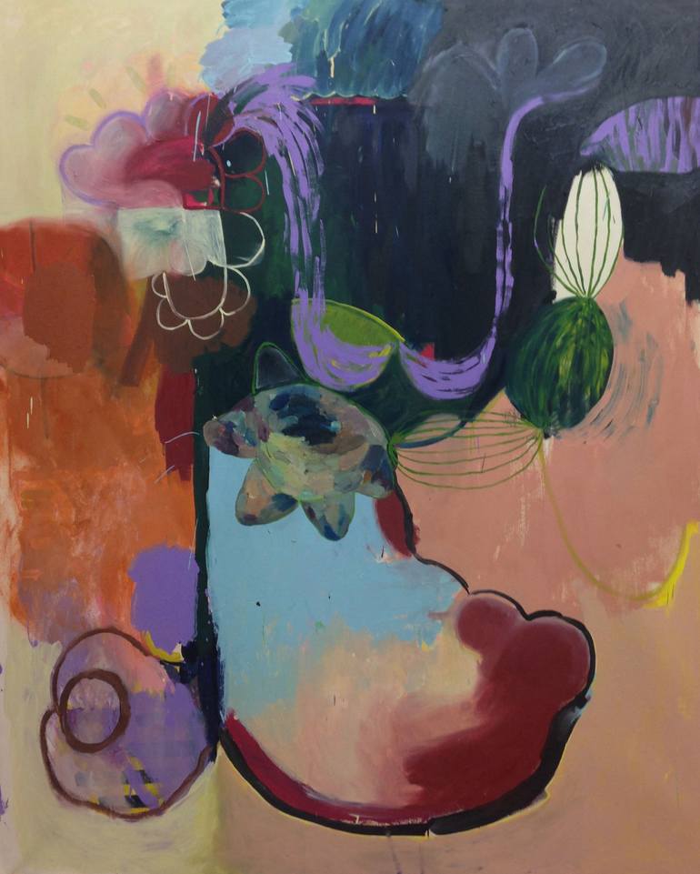 Original Abstract Expressionism Abstract Paintings by Hatty Taylor
