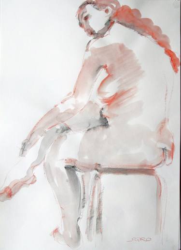 Original Figurative Body Drawings by jean-claude sgro