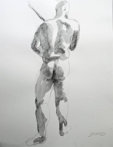 Print of Figurative Men Drawings by jean-claude sgro
