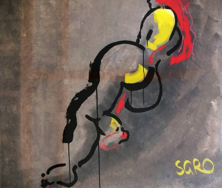 Print of Figurative Women Paintings by Jean-Claude Sgro