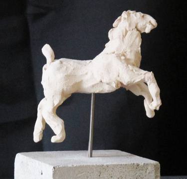 Original Figurative Horse Sculpture by jean-claude sgro