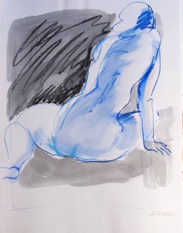 Print of Figurative Body Drawings by jean-claude sgro