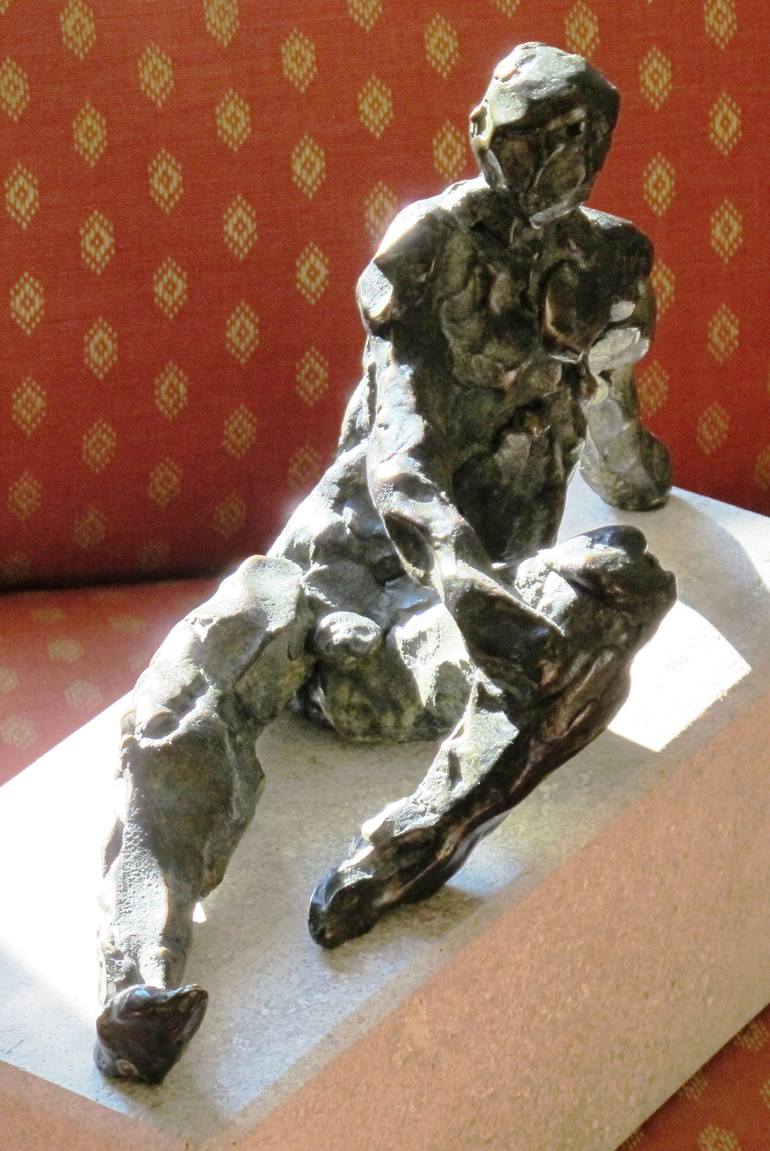 Original Figurative Men Sculpture by jean-claude sgro