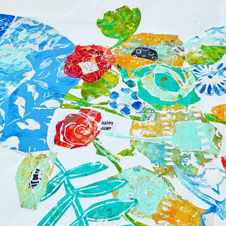 Original Contemporary Garden Painting by Kellie Day