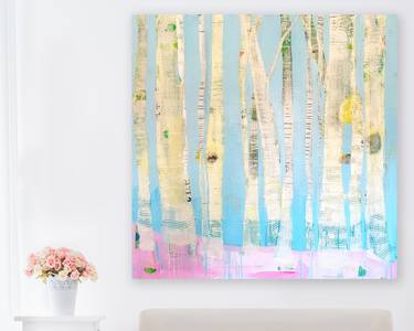 Original Abstract Tree Paintings by KELLIE DAY