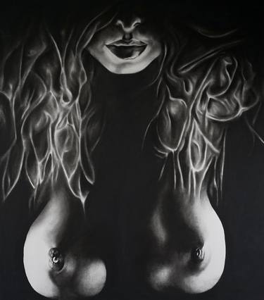 Print of Nude Drawings by Megan Bradley