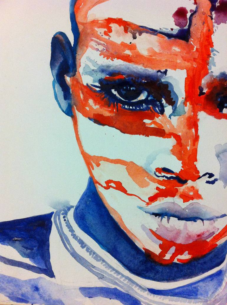 Original Portraiture People Painting by Lioda Conrad Fine Art