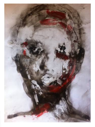 Print of Abstract Expressionism Portrait Paintings by Lioda Conrad Fine Art