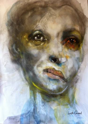 Print of Expressionism Portrait Paintings by Lioda Conrad Fine Art