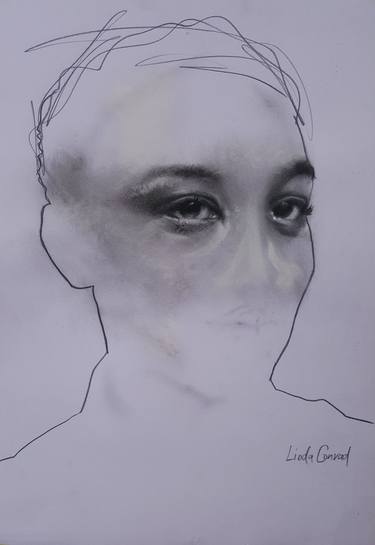 Print of Portrait Drawings by Lioda Conrad Fine Art