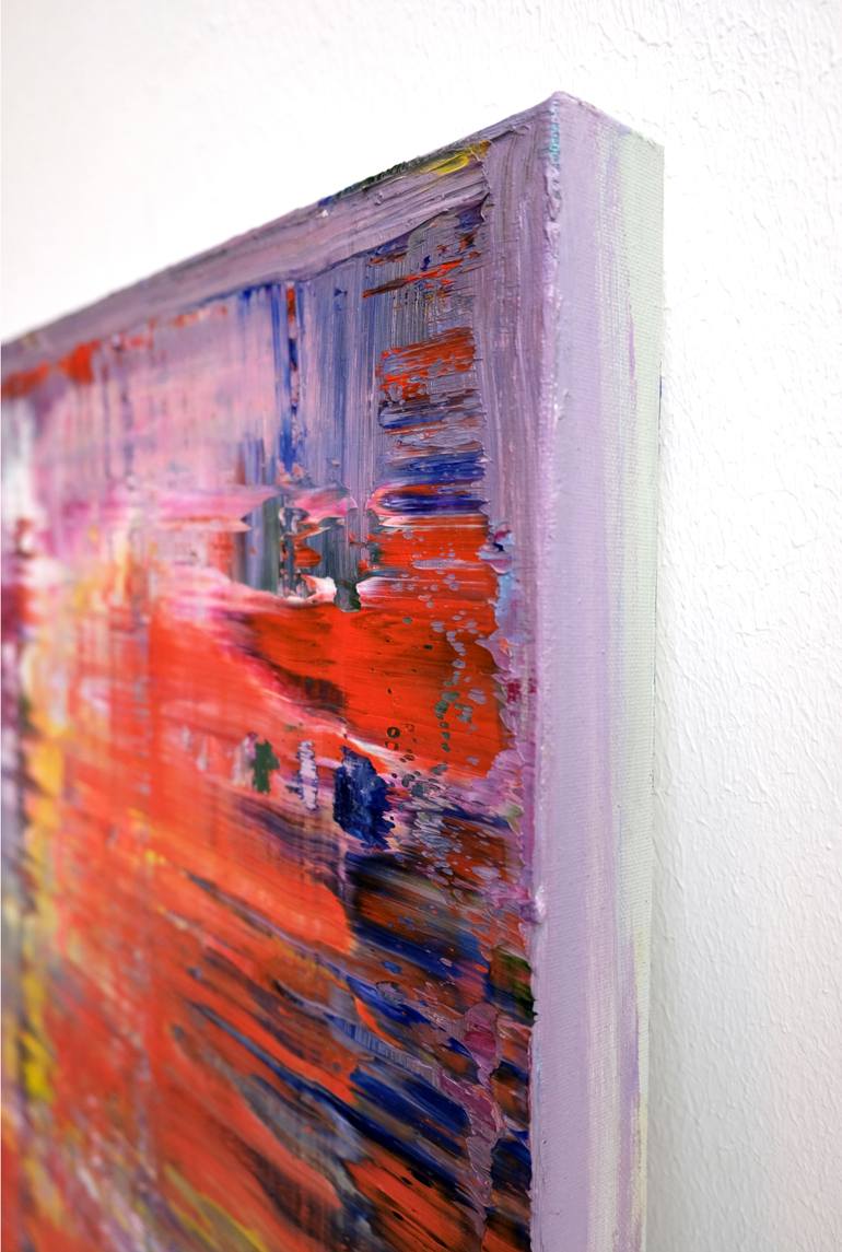 Original Abstract Expressionism Abstract Painting by Lena Krashevka