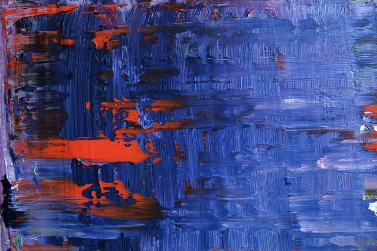 Original Abstract Expressionism Abstract Painting by Lena Krashevka