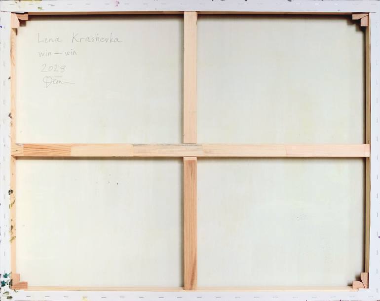 Original Abstract Expressionism Abstract Painting by Lena Krashevka