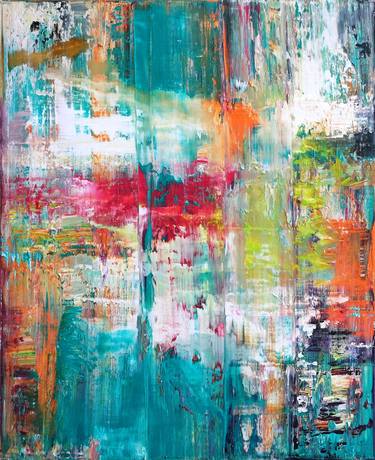 Original Abstract Expressionism Abstract Paintings by Lena Krashevka