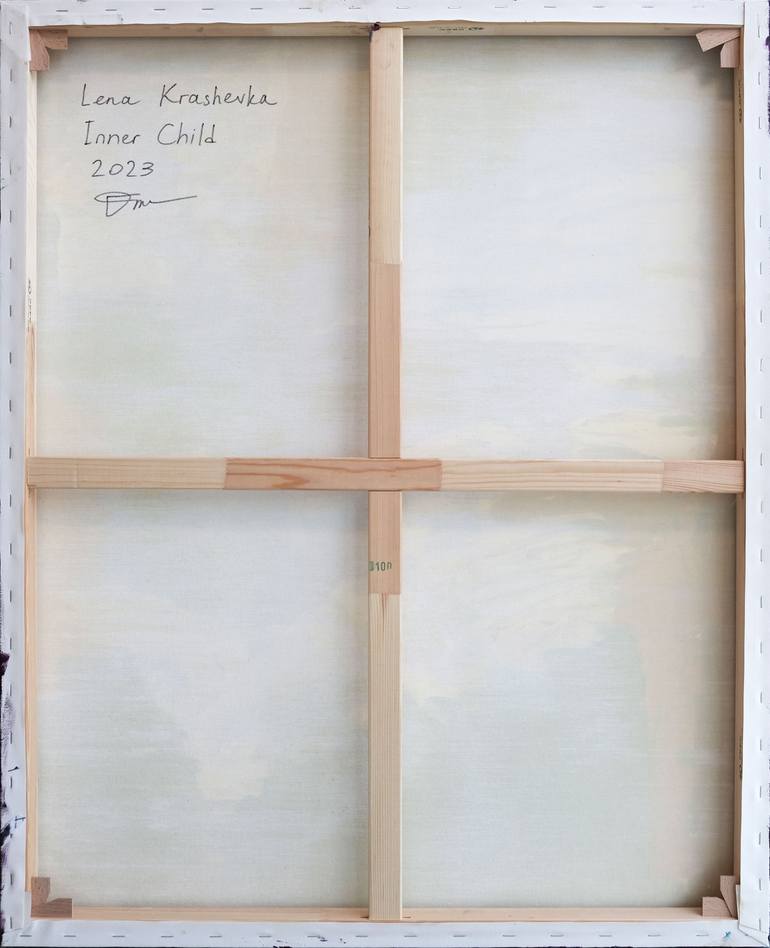 Original Abstract Expressionism Abstract Painting by Lena Krashevka