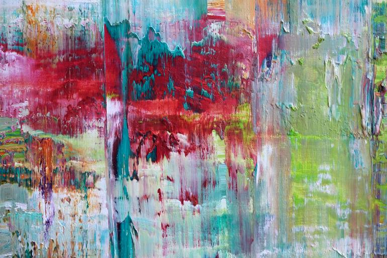 Original Abstract Expressionism Abstract Painting by Lena Krashevka