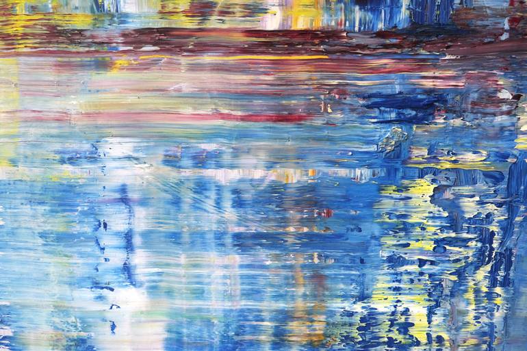 Original Abstract Expressionism Abstract Painting by Lena Krashevka