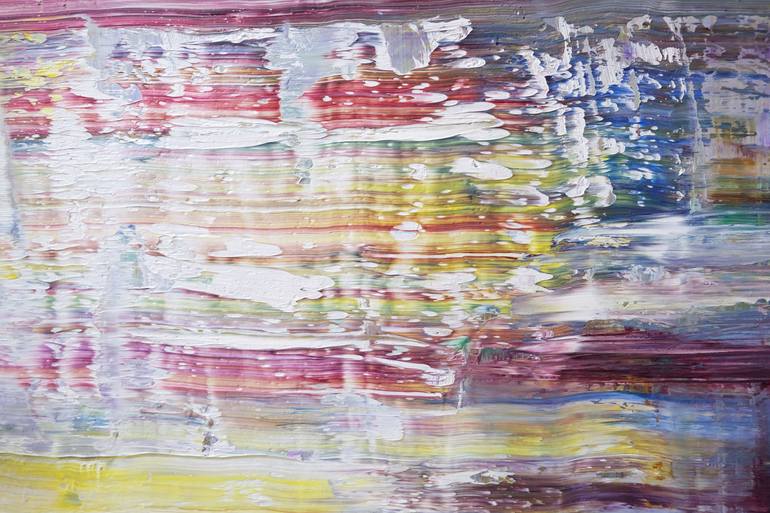 Original Abstract Expressionism Abstract Painting by Lena Krashevka
