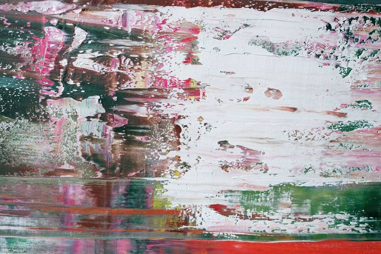 Original Abstract Expressionism Abstract Painting by Lena Krashevka