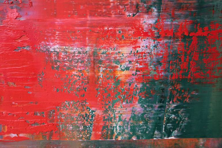 Original Abstract Expressionism Abstract Painting by Lena Krashevka