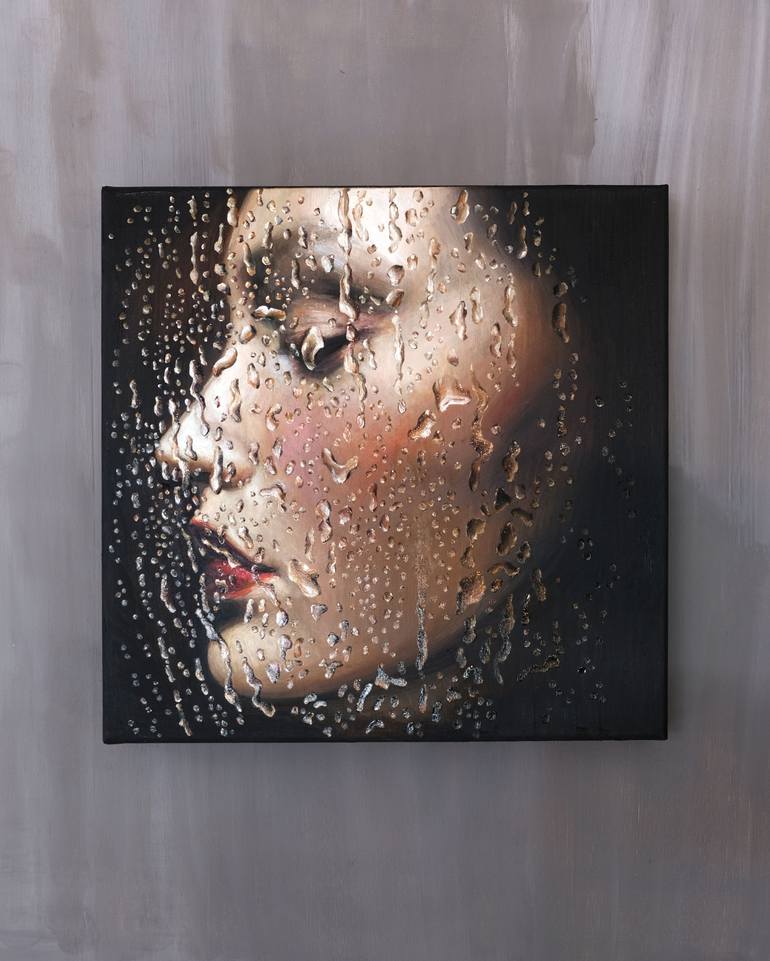 Original Portraiture Portrait Painting by Lena Krashevka