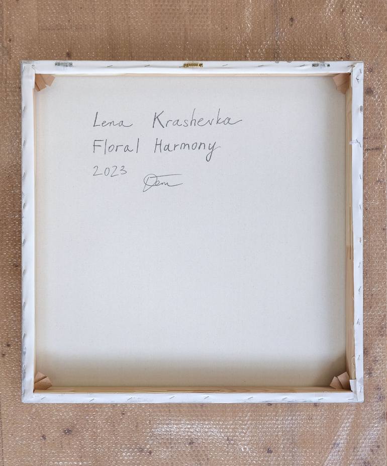 Original Figurative Floral Painting by Lena Krashevka