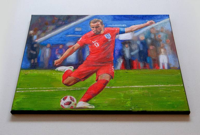 Original Realism Sports Painting by Lena Krashevka