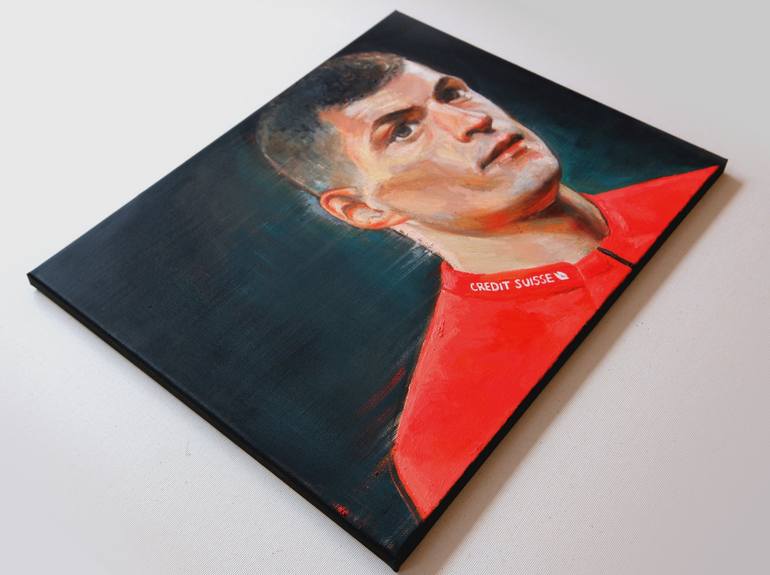 Original Photorealism Sports Painting by Lena Krashevka