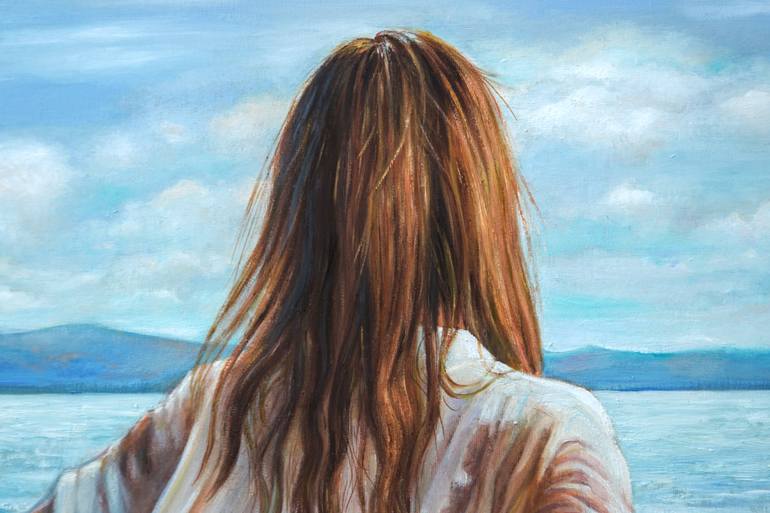 Original Figurative Women Painting by Lena Krashevka