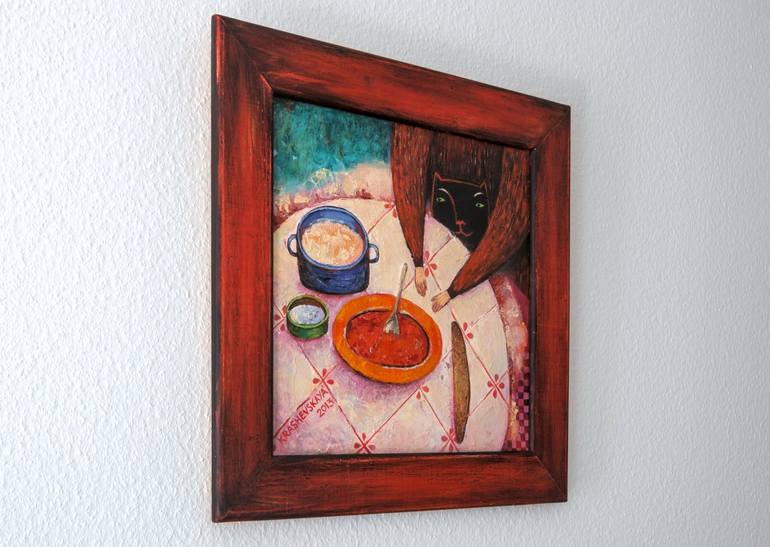 Original Fine Art Food Painting by Lena Krashevka