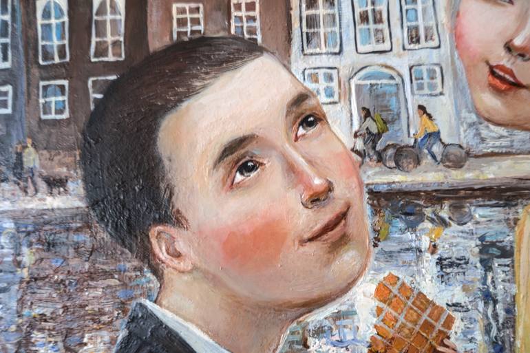Original Other People Painting by Lena Krashevka