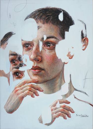 Original Portrait Paintings by Lena Krashevka