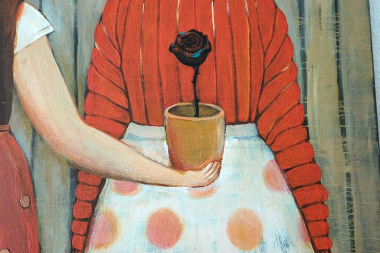 Original Figurative People Painting by Lena Krashevka