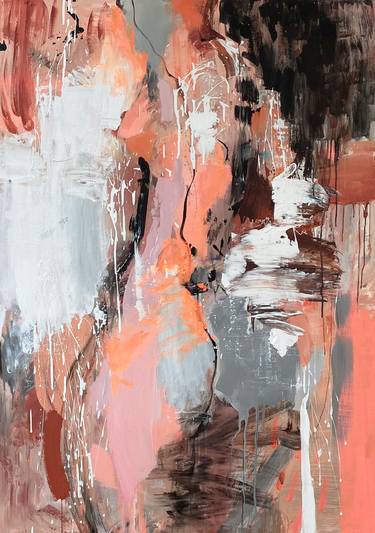 Original Abstract Expressionism Abstract Paintings by Lena Krashevka