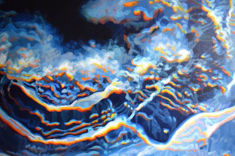 Original Contemporary Water Painting by Abi Whitlock