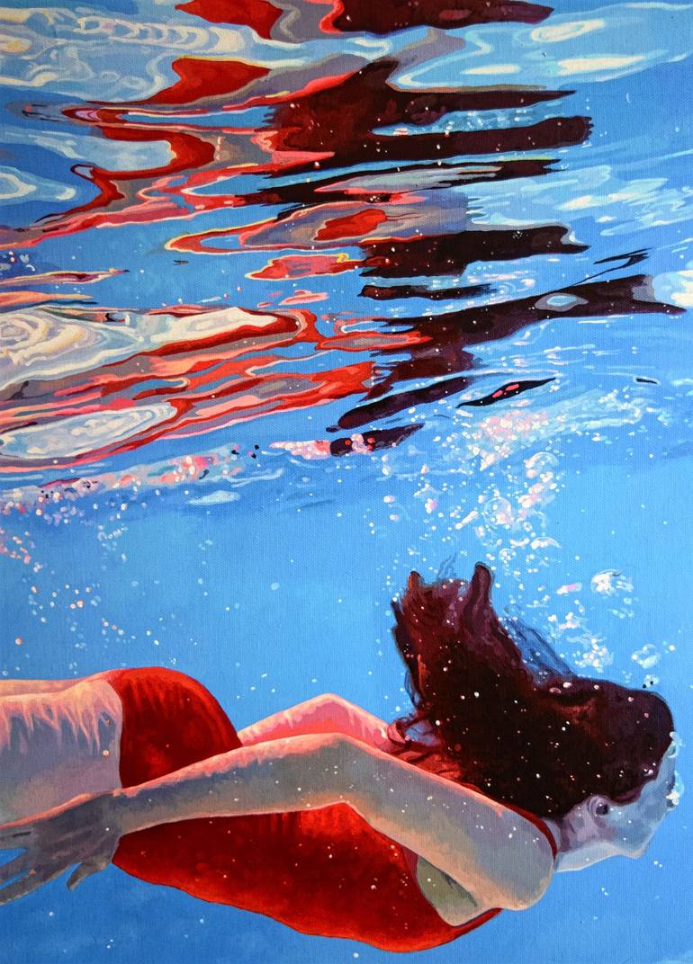 Original Realism Water Painting by Abi Whitlock